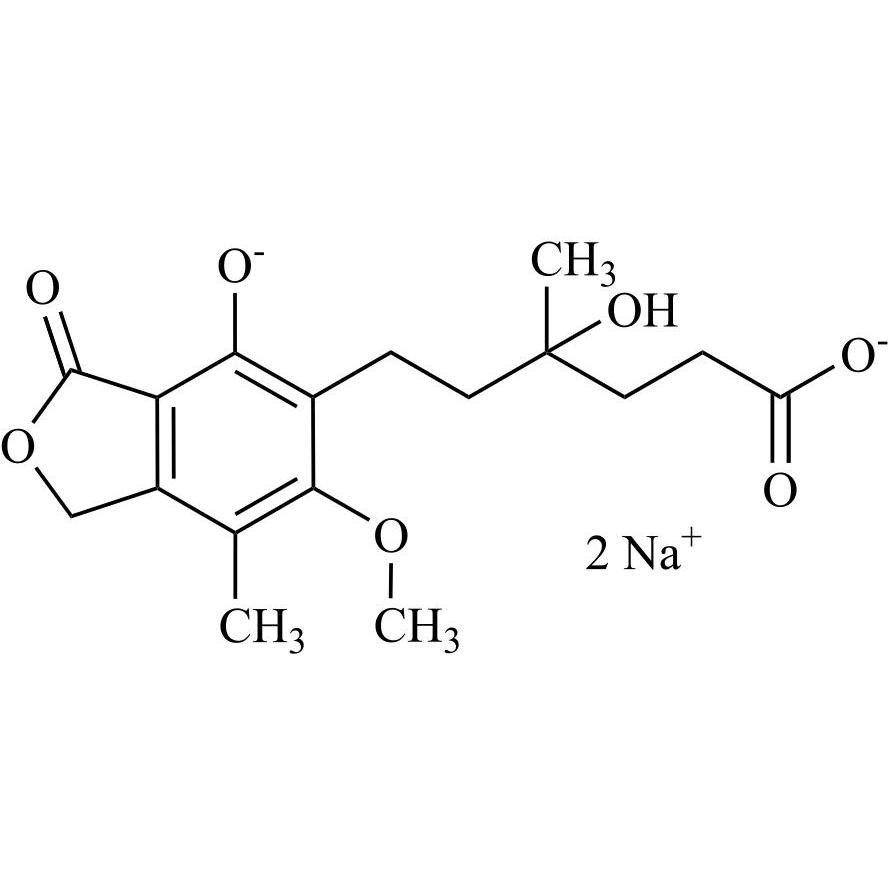 Picture of Mycophenolic Acid Impurity 13 Disodium Salt