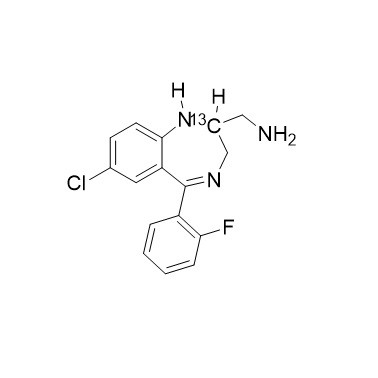 Picture of Midazolam EP Impurity E (13C labelled)