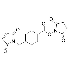 Picture of SMCC (N-Succinimidyl-4(N-maleimidomethyl)cyclohexane-1-carboxylate)