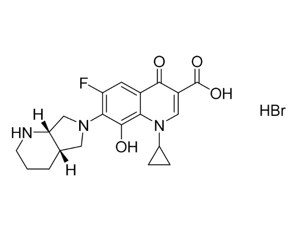 Picture of Moxifloxacin EP Impurity E HBr (8-Hydroxy Moxifloxacin)