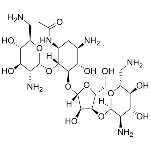 Show details for Neomycin Sulfate EP Impurity G trifluoroacetate salt Picture of Neomycin Sulfate EP Impurity G trifluoroacetate salt