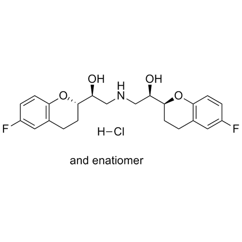 Show details for Nebivolol Related Compound 1 HCl (Mixture of (RR,SR) and (SS,RS) Isomer) Picture of Nebivolol Related Compound 1 HCl (Mixture of (RR,SR) and (SS,RS) Isomer)