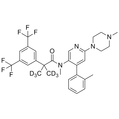 Show details for Netupitant-D6 Picture of Netupitant-D6