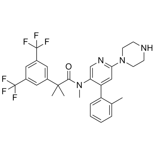 Show details for N-Desmethyl Netupitant Picture of N-Desmethyl Netupitant