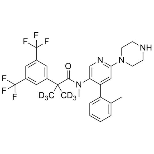 Show details for N-Desmethyl Netupitant-D6 Picture of N-Desmethyl Netupitant-D6
