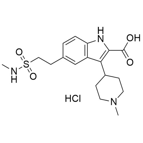 Show details for Naratriptan 2-Carboxylic Acid (HCl Salt) Picture of Naratriptan 2-Carboxylic Acid (HCl Salt)