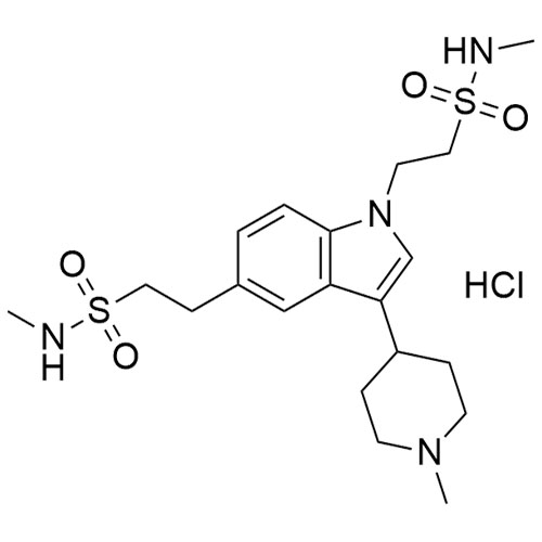 Show details for N?-(2-Methylsulfamoylethyl) Naratriptan Hydrochloride Picture of N?-(2-Methylsulfamoylethyl) Naratriptan Hydrochloride