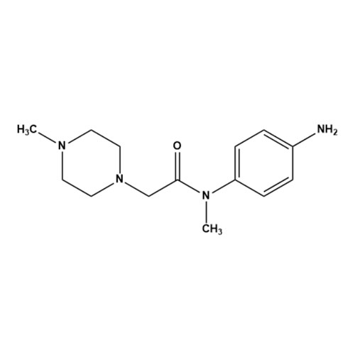 Show details for N-(4-Aminophenyl)-N-methyl-2-(4-methylpiperazin-1-yl)acetamide Picture of N-(4-Aminophenyl)-N-methyl-2-(4-methylpiperazin-1-yl)acetamide