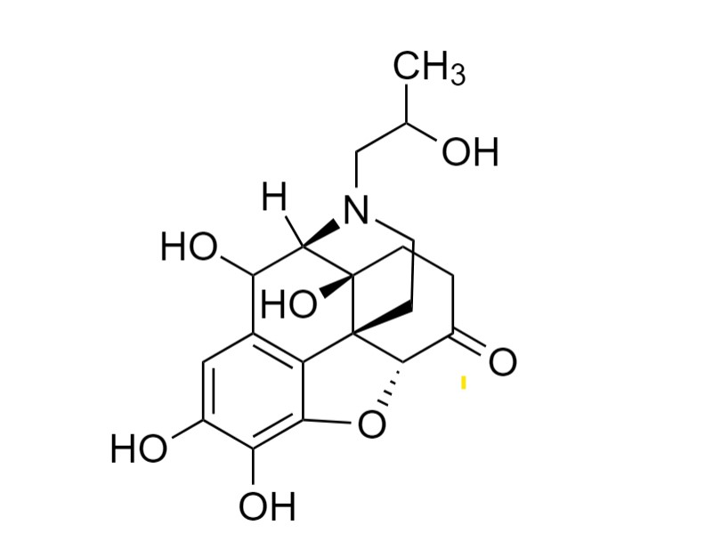 Picture of Naloxone (2-hydroxypropyl)- 10,13 dihydroxy Impurity