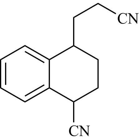 Show details for 4-(2-Cyanoethyl)-1,2,3,4-tetrahydronaphthalene-1-carbonitrile Picture of 4-(2-Cyanoethyl)-1,2,3,4-tetrahydronaphthalene-1-carbonitrile