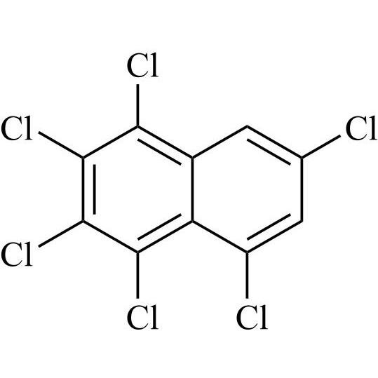 Show details for 1,2,3,4,5,7-Hexachloronaphthalene Picture of 1,2,3,4,5,7-Hexachloronaphthalene