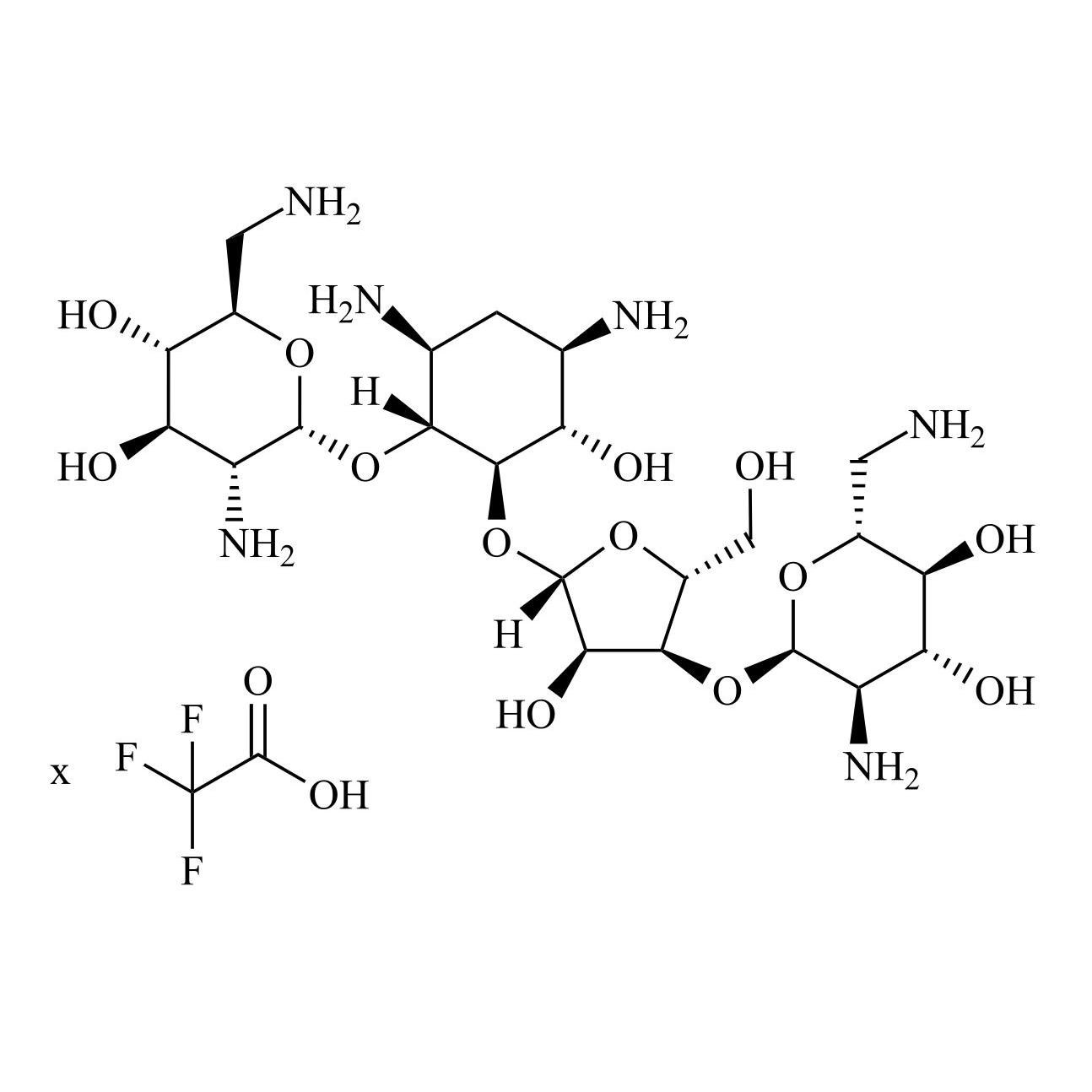 Picture of Neomycin EP Impurity C (Neomycin C) TFA Salt