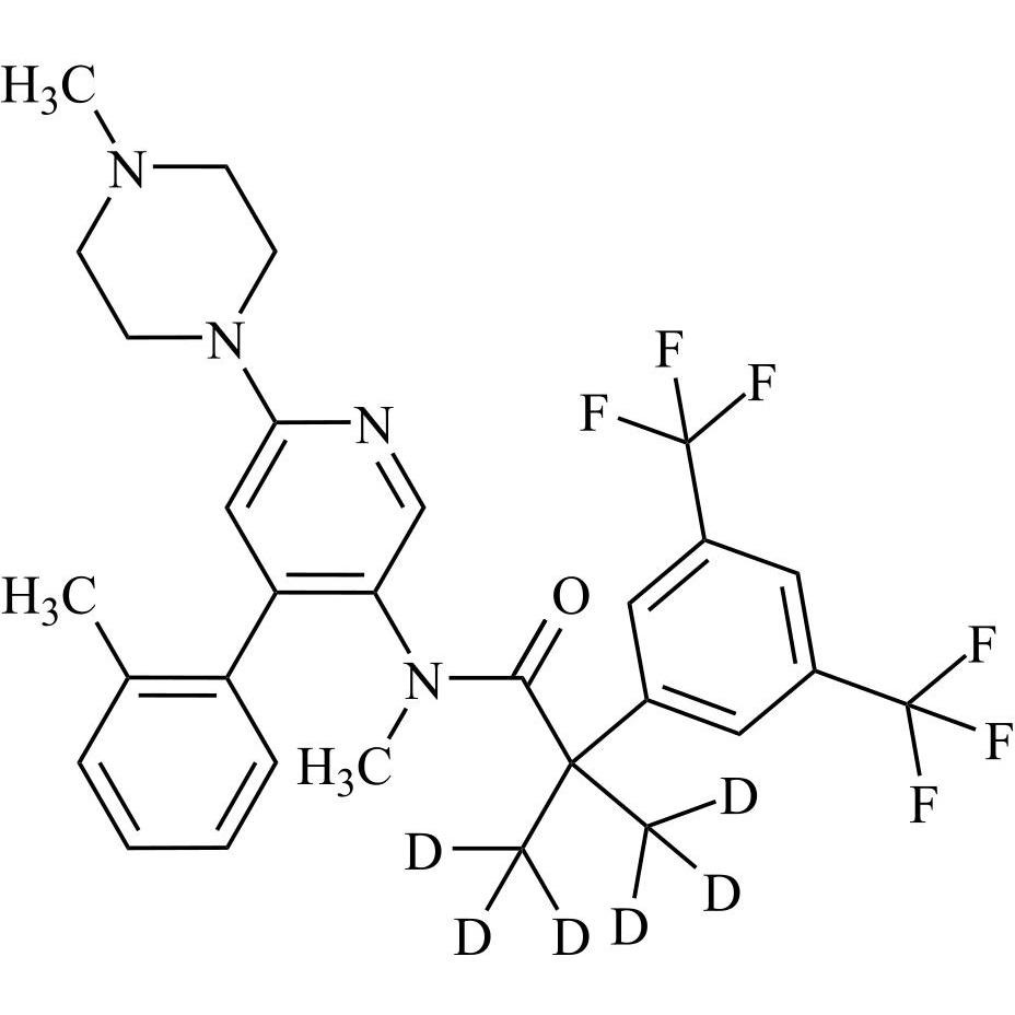 Show details for Netupitant-d6 Picture of Netupitant-d6