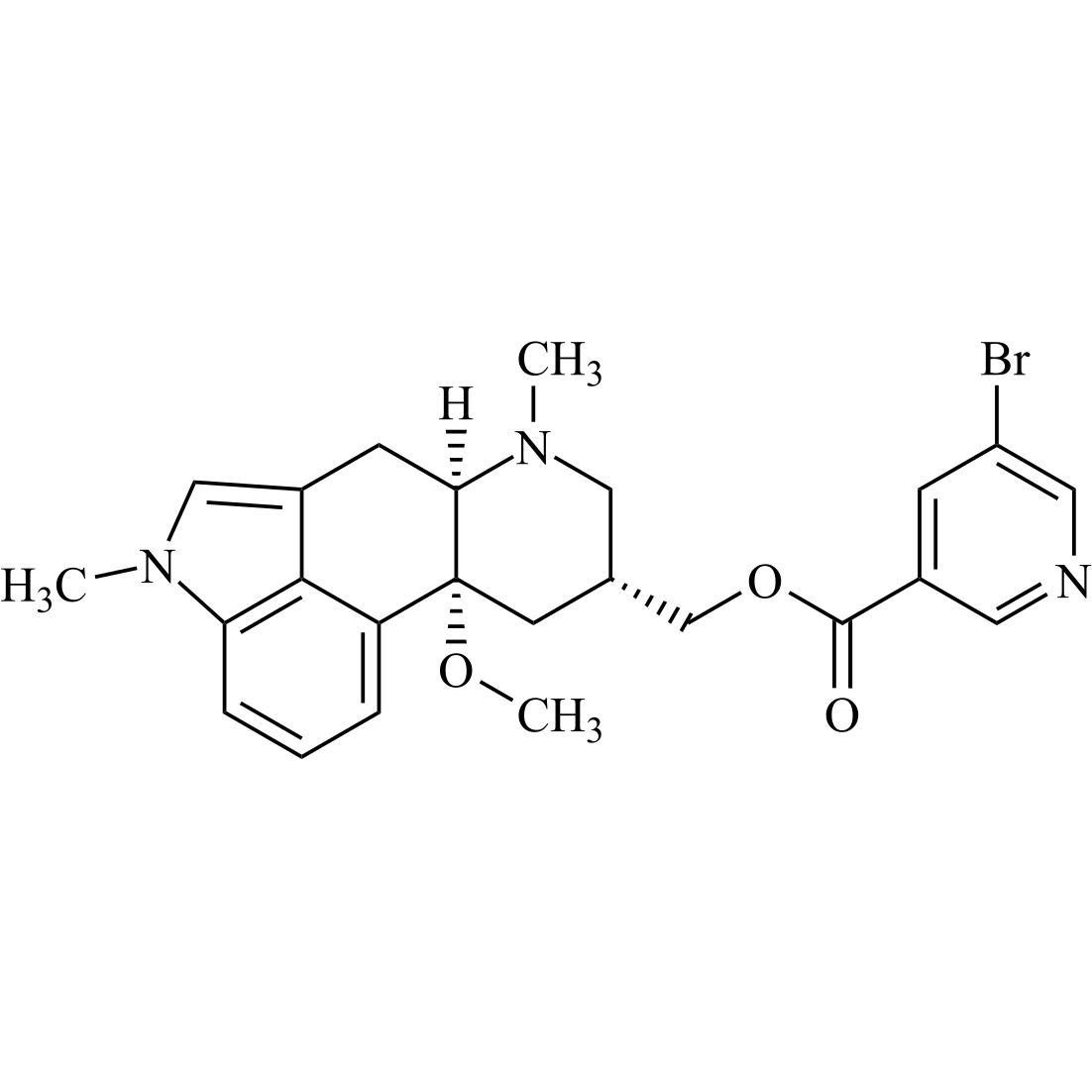 Picture of Nicergoline Impurity 5 (5R,8R,10R-isomer)