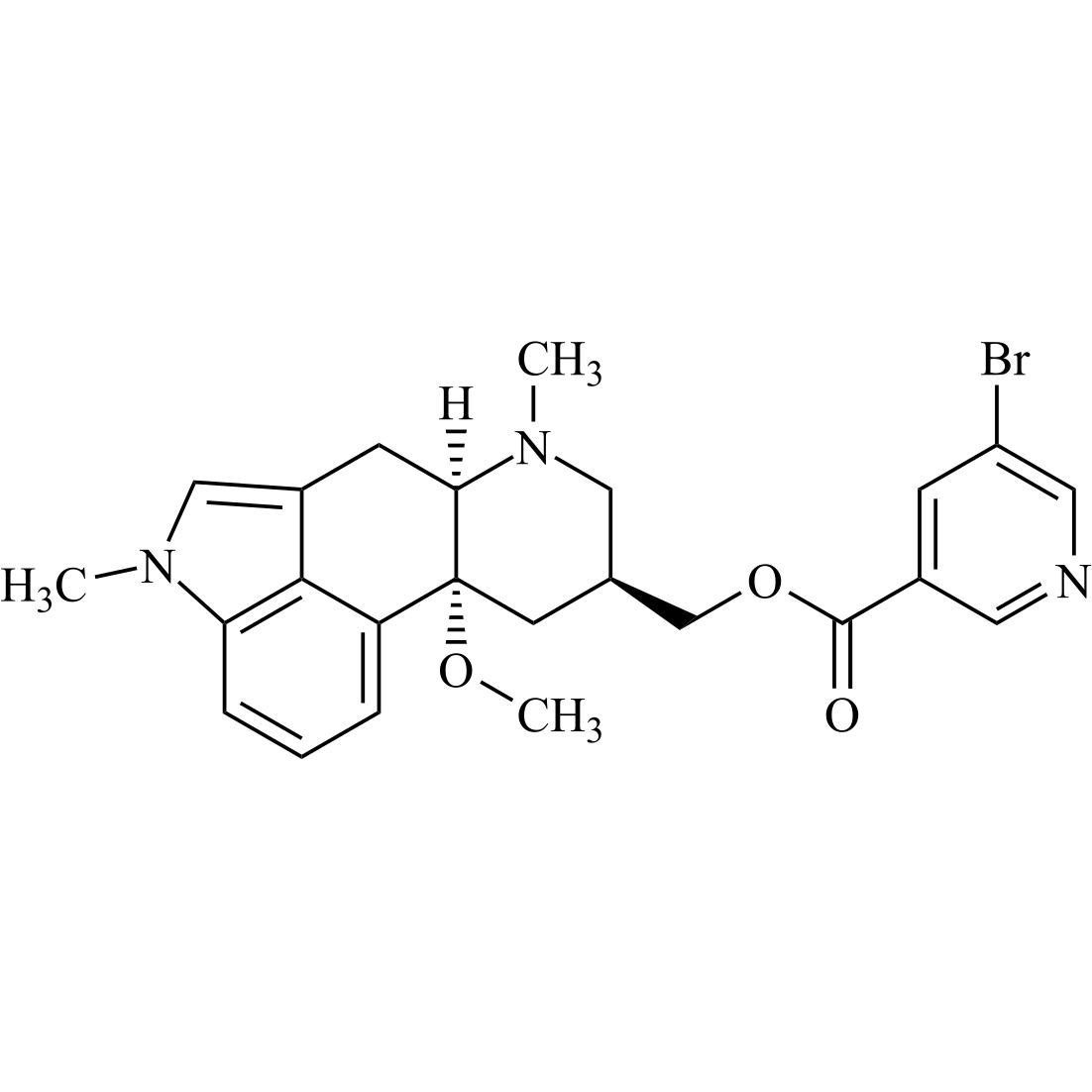 Picture of Nicergoline Impurity 6 (5R,8S,10R-isomer)