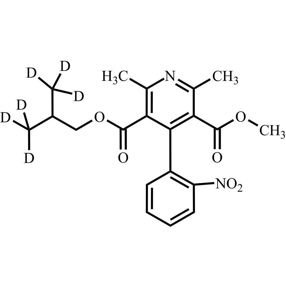 Picture of Nisoldipine USP Related Compound D-d6 (Dehydro Nisoldipine-d6)