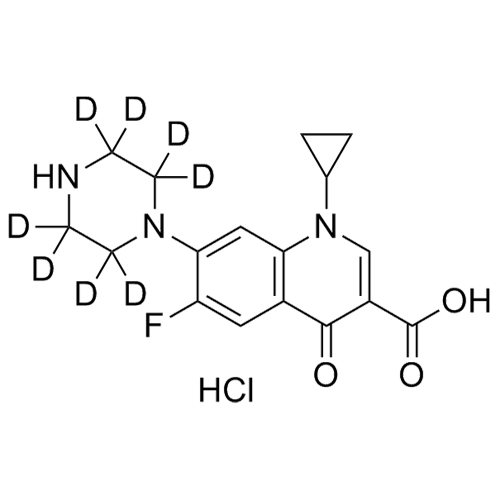 Show details for Ciprofloxacin-d8 HCl Picture of Ciprofloxacin-d8 HCl
