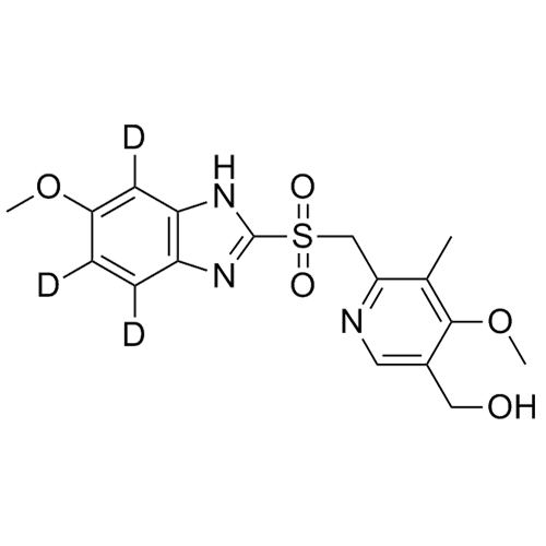 Picture of 5-Hydroxy Omeprazole-d3 Sulfone