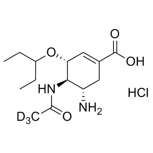 Show details for Oseltamivir-d3 Carboxylic Acid HCl Picture of Oseltamivir-d3 Carboxylic Acid HCl