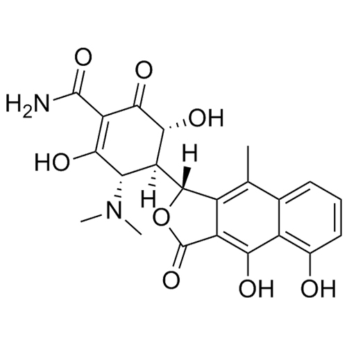 Show details for Oxytetracycline EP Impurity E (beta-Apo-Oxytetracycline) Picture of Oxytetracycline EP Impurity E (beta-Apo-Oxytetracycline)