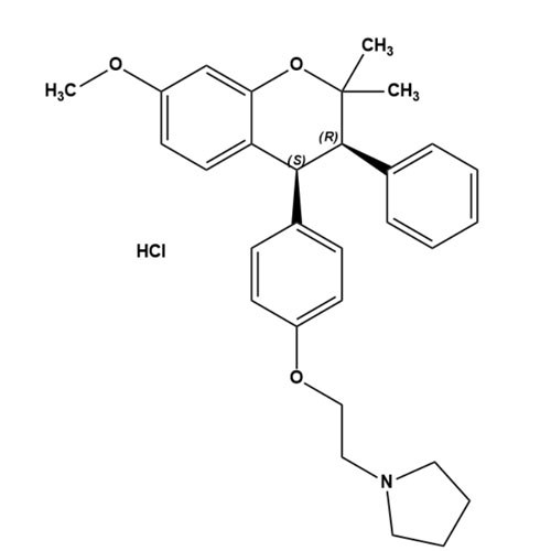 Show details for cis-Ormeloxifene Hydrochloride Picture of cis-Ormeloxifene Hydrochloride