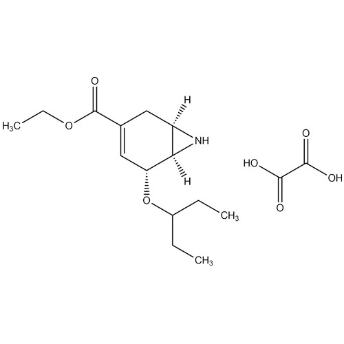 Show details for Oseltamivir (1R,5R,6R) 7-azabicyclo Impurity Oxalate Salt Picture of Oseltamivir (1R,5R,6R) 7-azabicyclo Impurity Oxalate Salt
