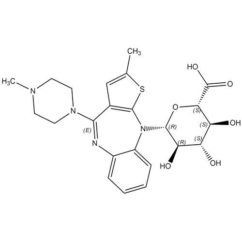 Picture of Olanzapine-N10-Glucuronide (Mixture of Diastereomers)