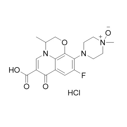 Picture of Ofloxacin EP Impurity F (Ofloxacin N-Oxide) HCl Salt