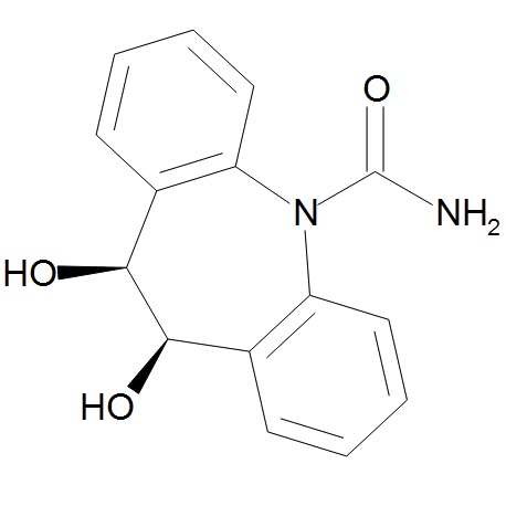 Picture of cis-10,11-Dihydroxy-10,11-dihydrocarbamazepine