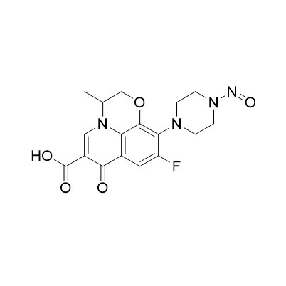 Show details for N-Nitroso Ofloxacin EP Impurity E Picture of N-Nitroso Ofloxacin EP Impurity E