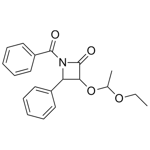 Picture of 1-benzoyl-3-(1-ethoxyethoxy)-4-phenylazetidin-2-one