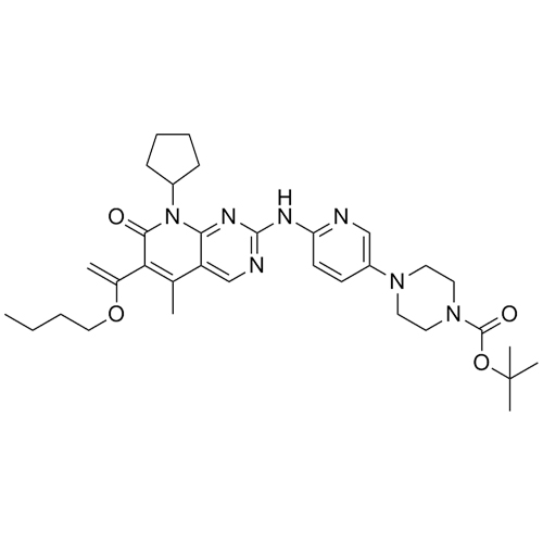 Picture of N-Boc 6-Des acetly 6-1-?butoxyetheny Palbociclib