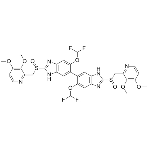 Picture of Pantoprazole EP Impurity E (Pantoprazole Dimer) (mixture of stereoisomers)