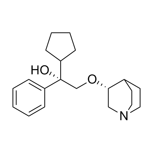 Picture of (S)-1-cyclopentyl-1-phenyl-2-((R)-quinuclidin-3-yloxy)ethanol