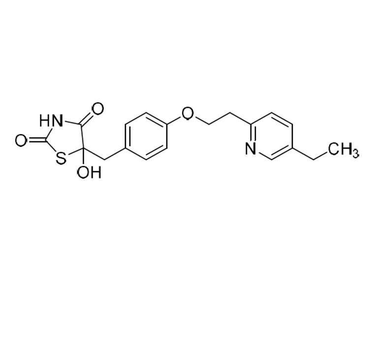 Show details for Pioglitazone Impurity A (5-Hydroxy Pioglitazone) Picture of Pioglitazone Impurity A (5-Hydroxy Pioglitazone)
