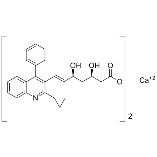 Show details for Pitavastatin Desfluoro Impurity Calcium Salt Picture of Pitavastatin Desfluoro Impurity Calcium Salt