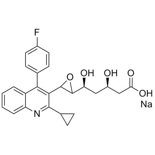 Picture of Pitavastatin Impurity 19 Sodium Salt (Mixture of Diastereomers)