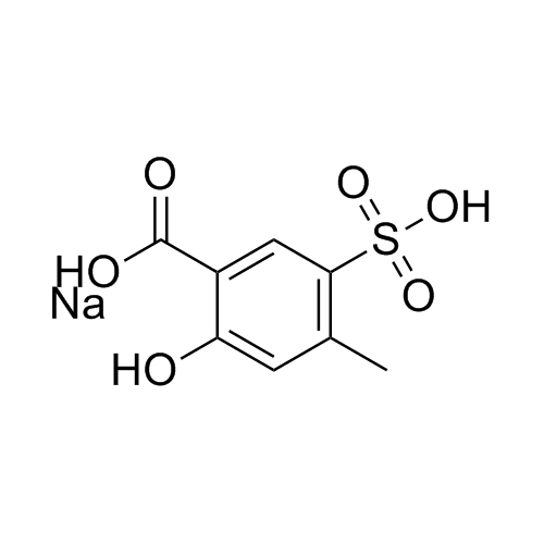 Picture of 2-hydroxy-4-methyl-5-sulfobenzoic acid, sodium salt