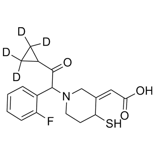Show details for Prasugrel-d4 Metabolite R-138727 Picture of Prasugrel-d4 Metabolite R-138727
