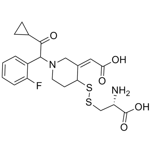 Picture of Prasugrel Cysteine Conjugate Metabolite (R-119251, Mixture of Diastereomers)