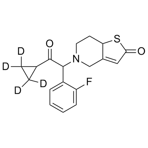 Picture of Prasugrel-d4 Metabolite (R-95913, Mixture of Diastereomers)