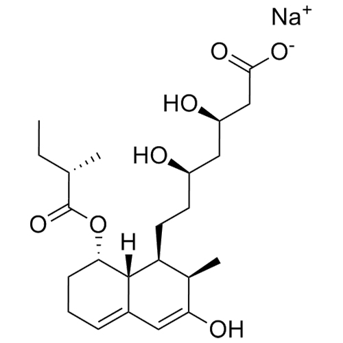 Picture of Pravastatin impurity (6a-OH-iso-compactin OH acid)