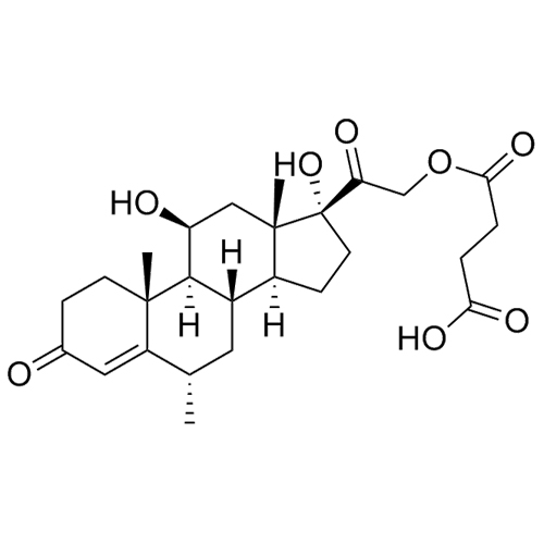 Show details for Methylprednisolone Hydrogen Succinate EP Impurity D Picture of Methylprednisolone Hydrogen Succinate EP Impurity D