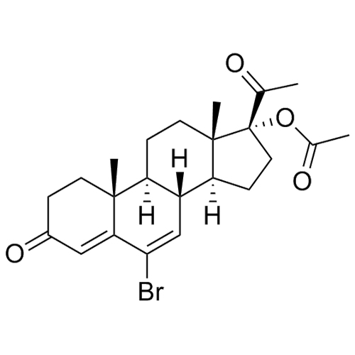 Picture of 6-Bromo-delta 6-chloro-acetoxyprogesterone