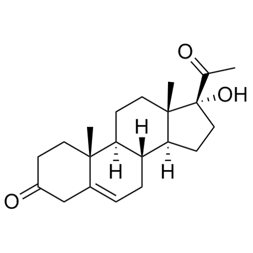 Picture of 17?-hydroxypregn-5-ene-3,20-dione