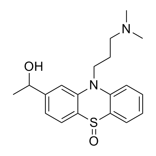 Show details for 2-(1-Hydroxyethyl) promazine Sulfoxide (Mixture of Diastereomers) Picture of 2-(1-Hydroxyethyl) promazine Sulfoxide (Mixture of Diastereomers)