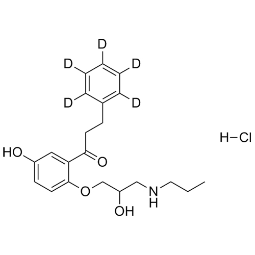 Picture of 5-Hydroxy Propafenone-d5 HCl