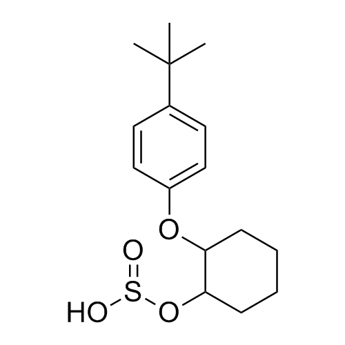 Show details for 2-(4-tert-Butylphenoxy)cyclohexyl Hydrogen Sulfite Picture of 2-(4-tert-Butylphenoxy)cyclohexyl Hydrogen Sulfite