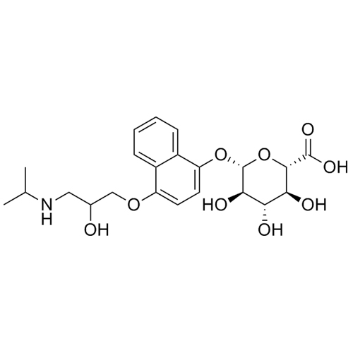 Picture of 4-Hydroxy Propranolol Glucuronide (Mixture of Diastereomers)