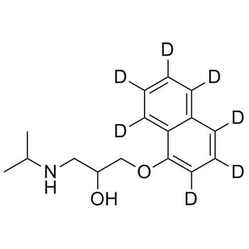 Picture of Propranolol-d7 (Naphthalenyl-d7)